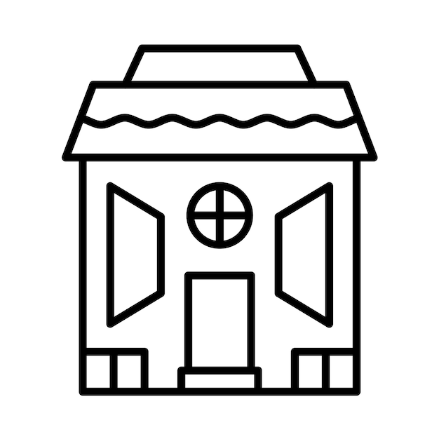 Store Line Illustration