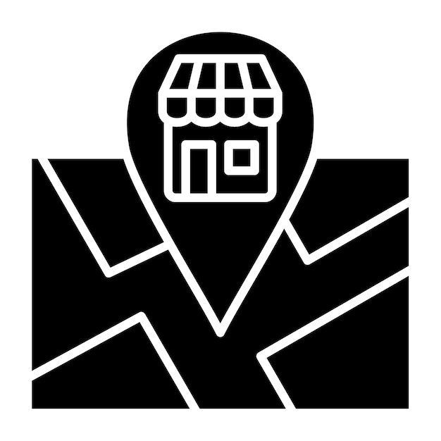 Vector store location icon