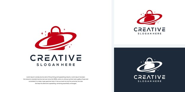 Store planet logo design