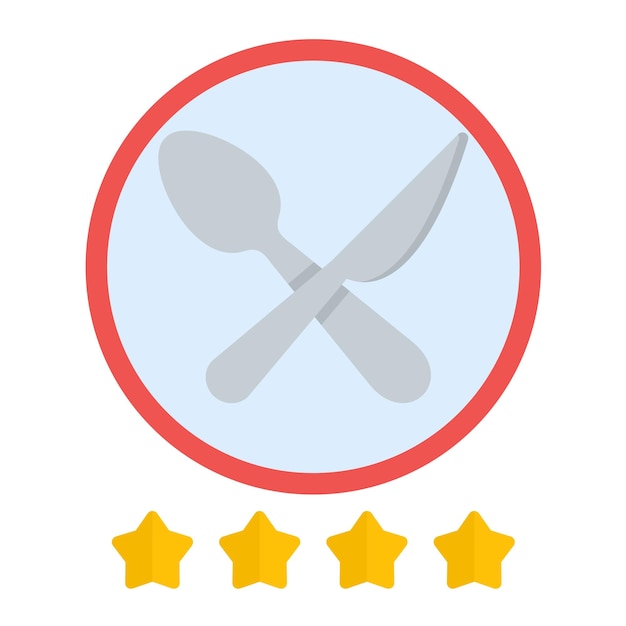 Store Rating Flat Illustration