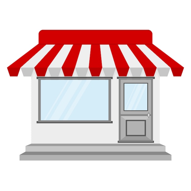 Store or shop icon.  illustration