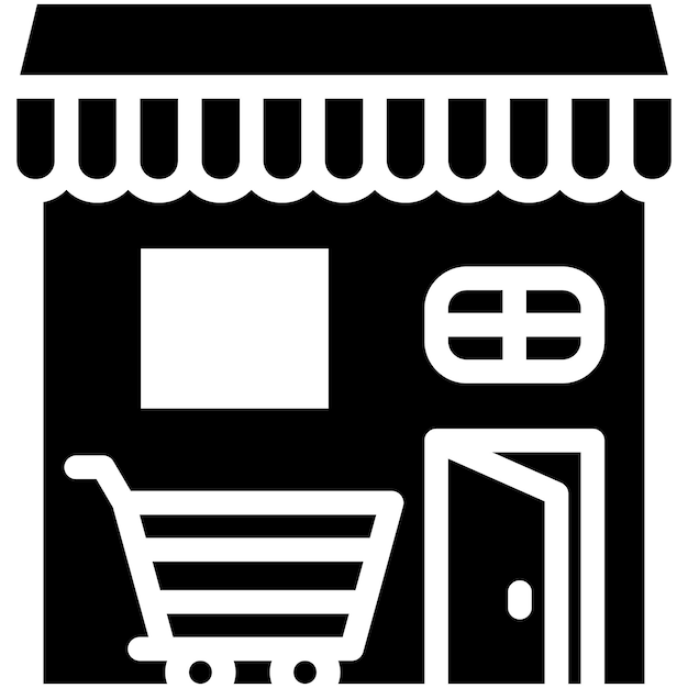 Store vector icon illustration of Shopping and Ecommerce iconset