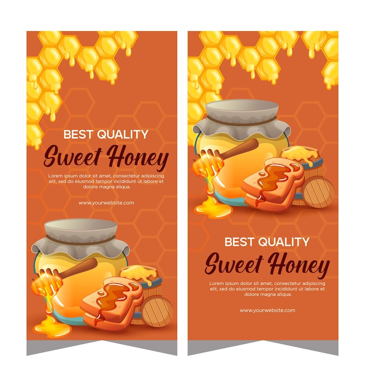 Vector stories social media sweet honey