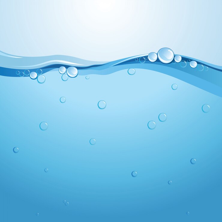 Vector stormende waterlijn
