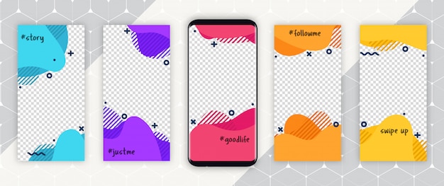 소셜 미디어를위한 스토리 표지 템플릿