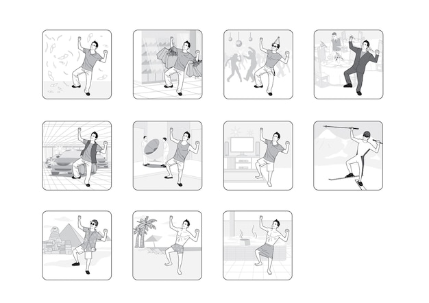 Vector storyboard