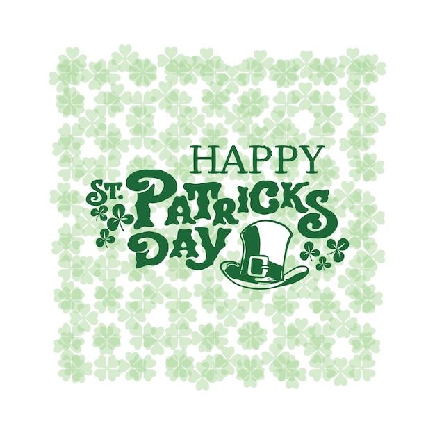 벡터 stpatrick'sday 행복한 성 패트릭의 날