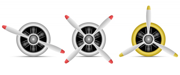 Straalmotorillustratie op witte achtergrond