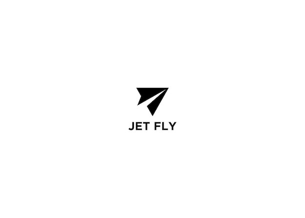 straalvlieg logo ontwerp vector illustratie