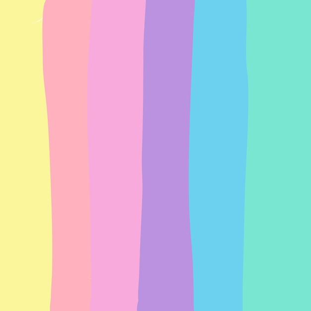 Straight line pastel rainbow background