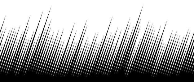 Vector straight slanted speed lines pattern black and white tilt stripes gradient abstract fast effect