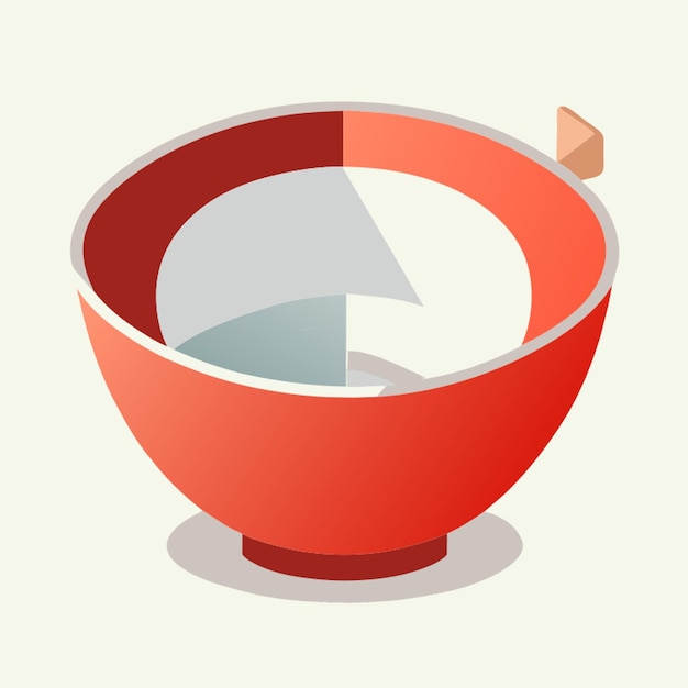 a strainer icon isometric vector illustration