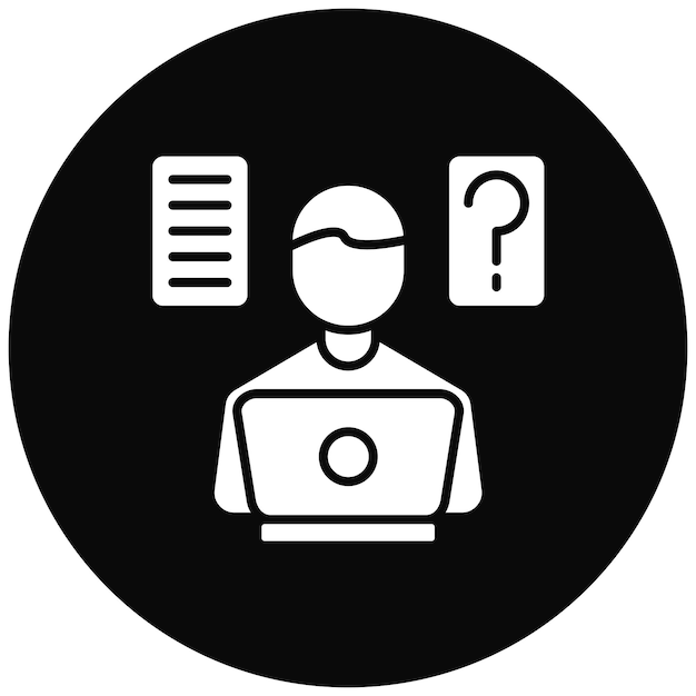 Strategische consultant icoon vector afbeelding Kan worden gebruikt voor Digital Nomad