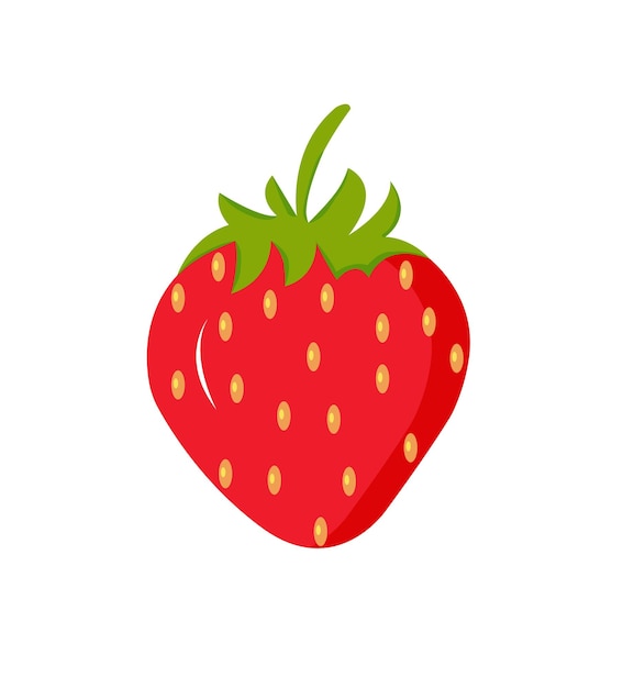 いちごの果実のイラスト