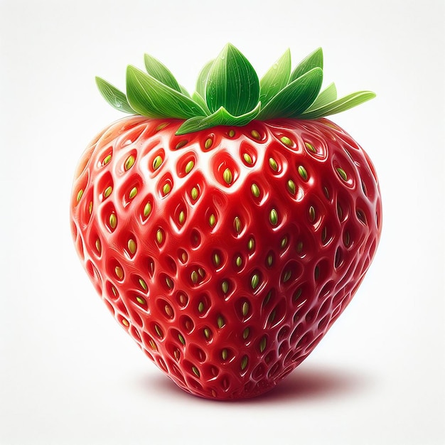 Strawberry fruit illustrazione vettoriale immagine carta da parati icona avatar emoji