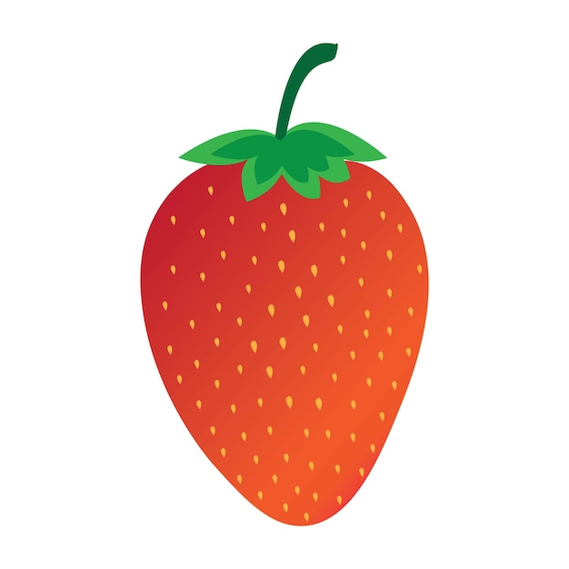 Strawberry icon logo vector design template