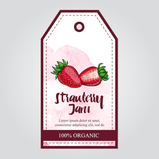 Strawberry jam collection