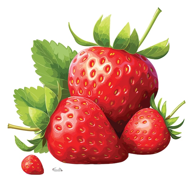 strawberry vector art