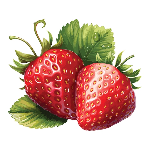 Strawberry vector art