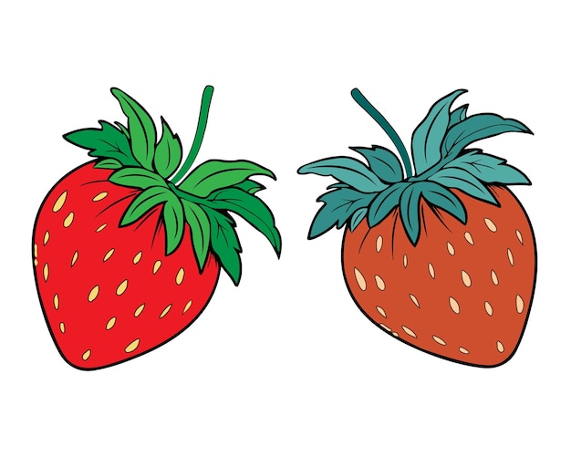 Strawberry Vector Icon