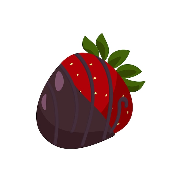 strawberry with chocolate