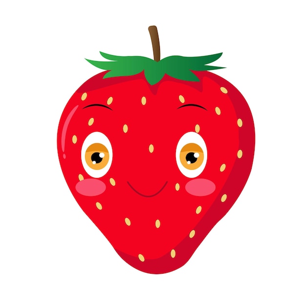 Vector strawberry