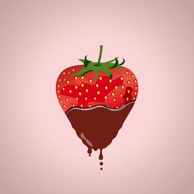 Vector strawberry