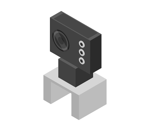 Stream web cam isometric