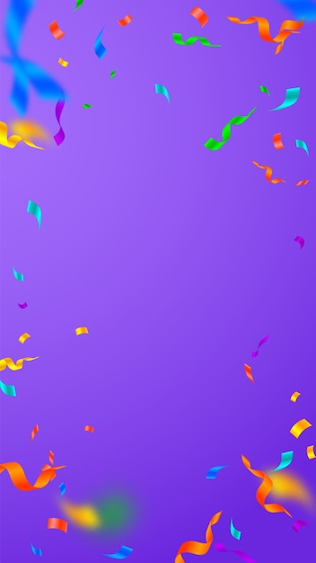 streamers and confetti