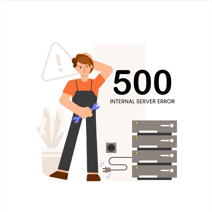Vector street barrier with 500 error internal server error