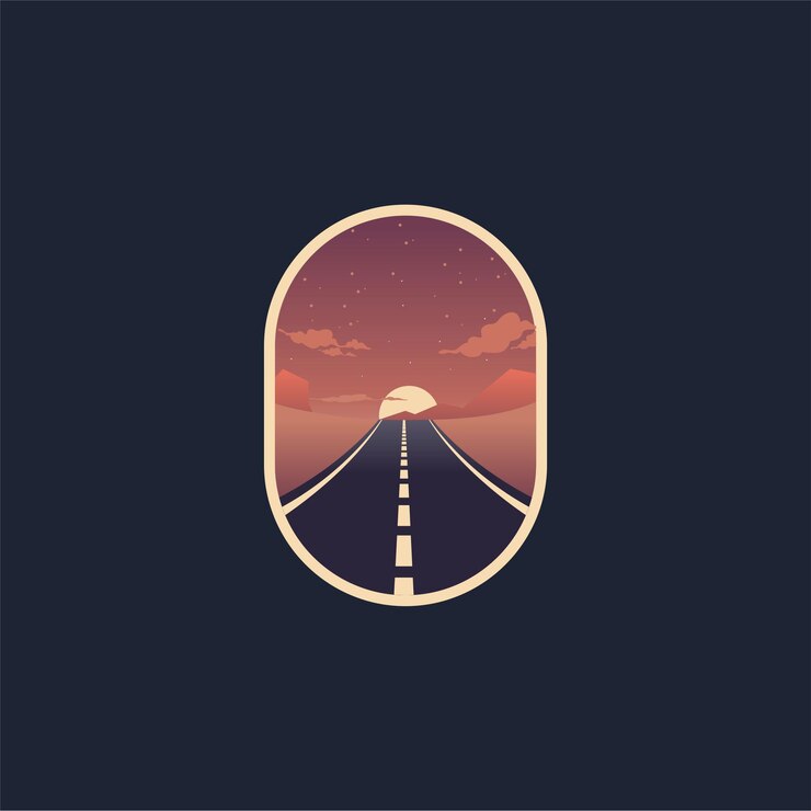Vector street desert logo illustration