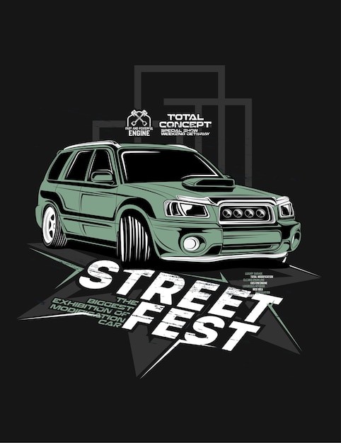 Вектор street fest, модификации суперкаров