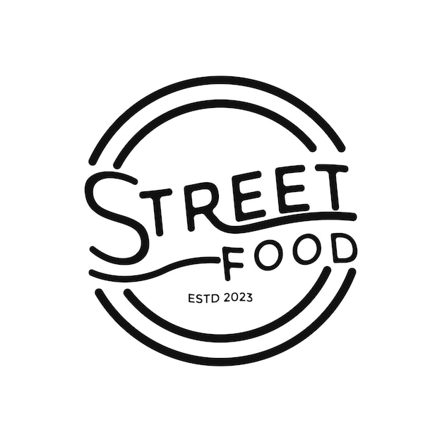 Street Food Handwriting for Restaurant Business logo design