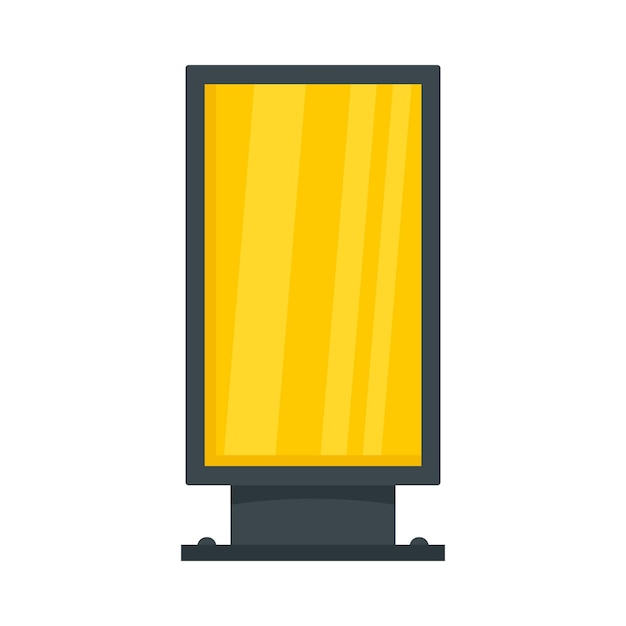 가로등 상자 아이콘 웹 디자인을 위한 가로등 상자 벡터 아이콘의 평면 그림