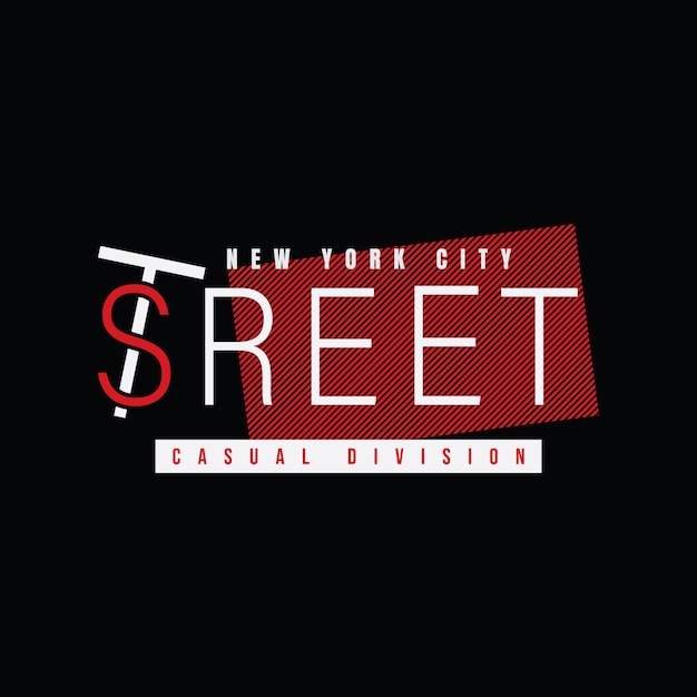 Street style tshirt and apparel design