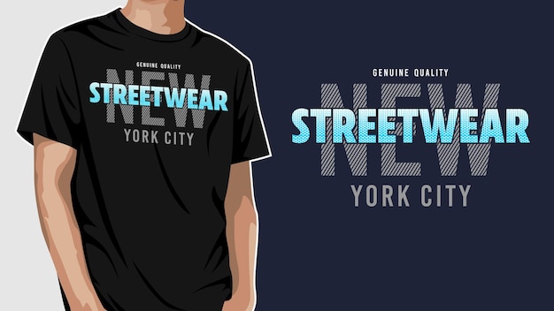 Street wear awesome tshirt design