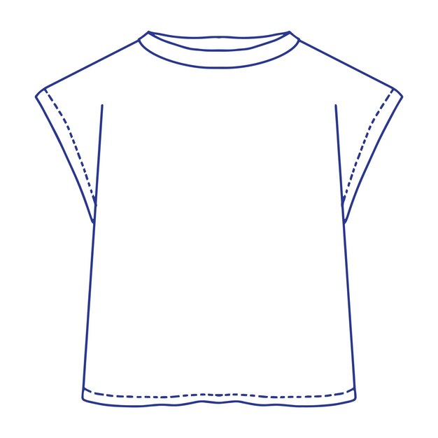 Street wear outline vector