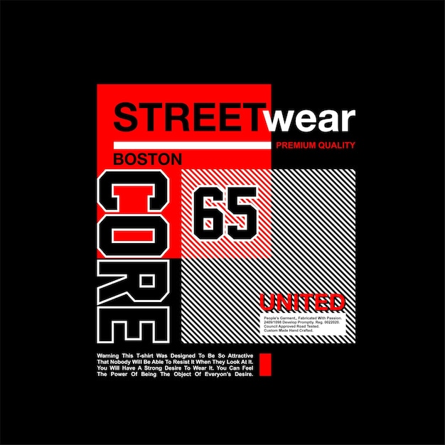 streetwear core Boston vintage mode