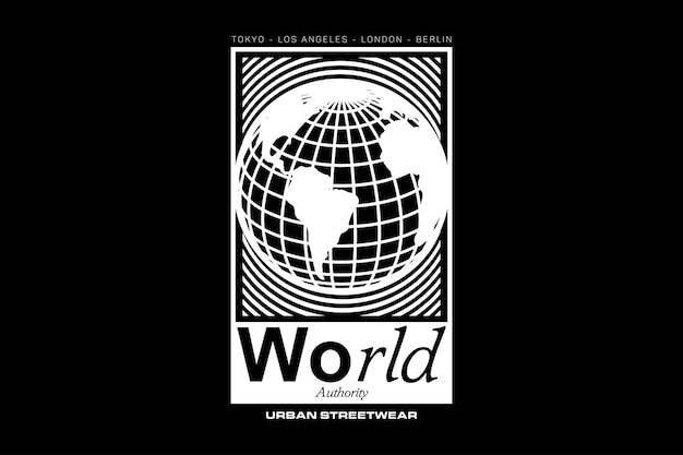 streetwear design graphic concept modern vector file template