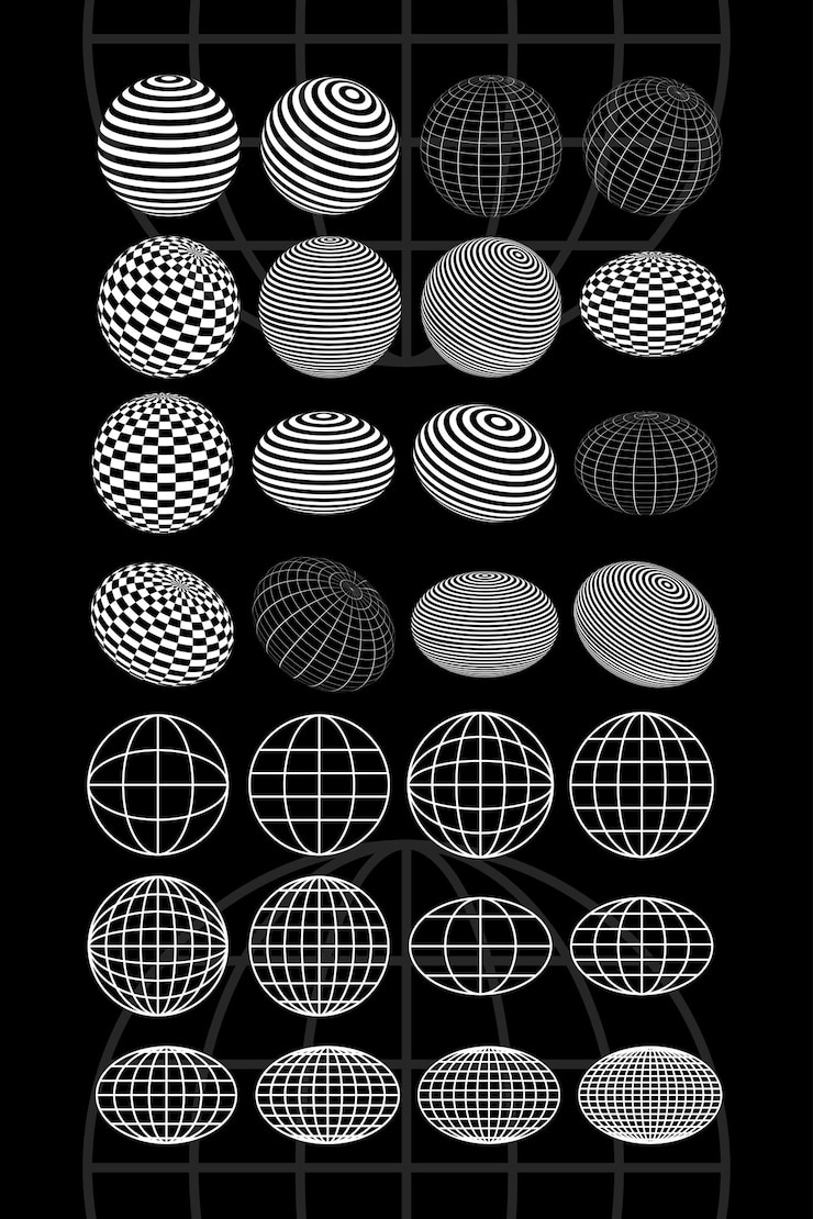 Vector streetwear elements decoration set website icons