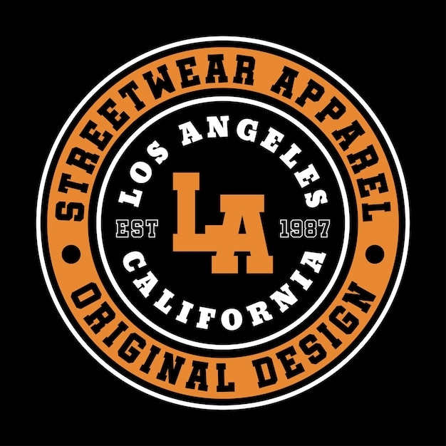 Графический дизайн уличной одежды Лос-Анджелес Калифорния