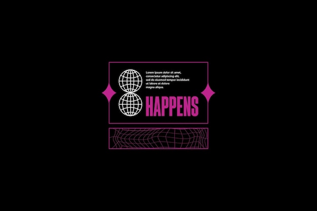 streetwear sjabloon modern ontwerpelement