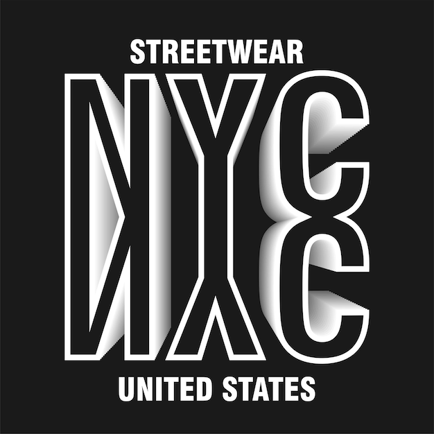 Vector streetwear the bronx brooklyn verenigde staten nyc usa bronx verenigde staten nyc vector eps png cl