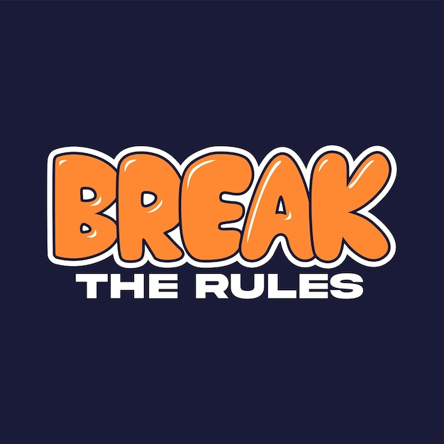 Streetwear Typografie Grafisch ontwerp voor t-shirtontwerp