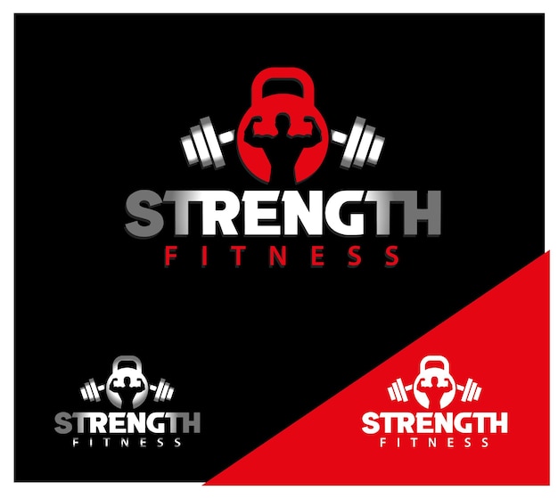 Vector strength fitness logo