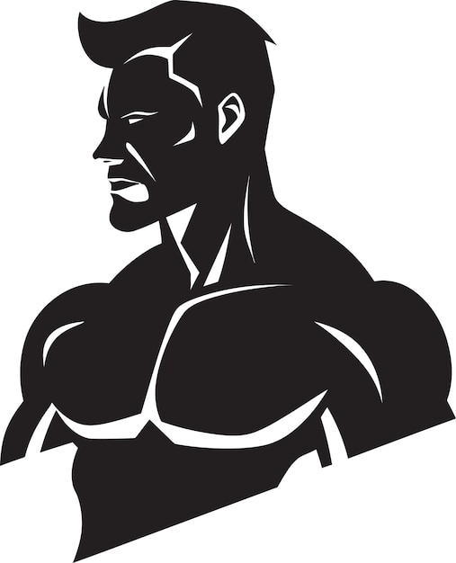 The Strength of Silence A Bodybuilders Silhouette