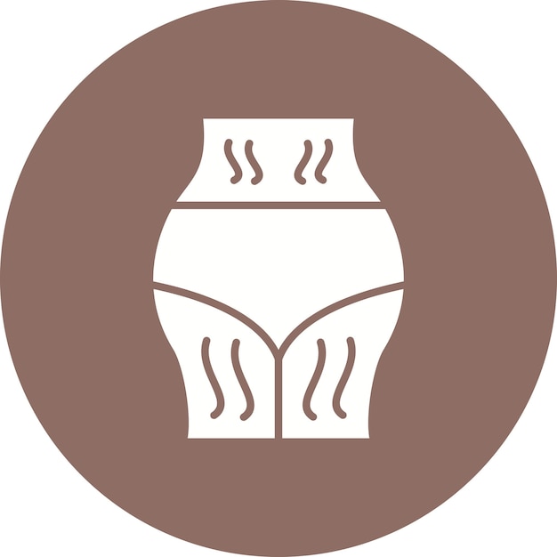 Vector stretchmarks icon vector image can be used for skincare