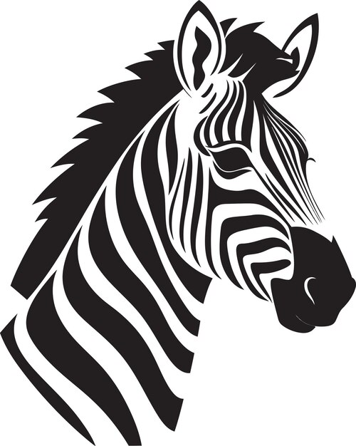 Vector stride of freedom zebra emblem icon zealous zebra vector logo symbol