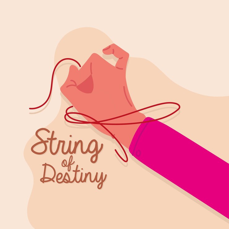 Vector string of destiny words