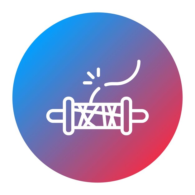 String icon vector afbeelding kan worden gebruikt voor Mining And Crafting